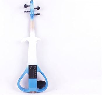 Amazon.co.jp: 電気静かなバイオリン4/4天然木のw /箱+弓ケーブル