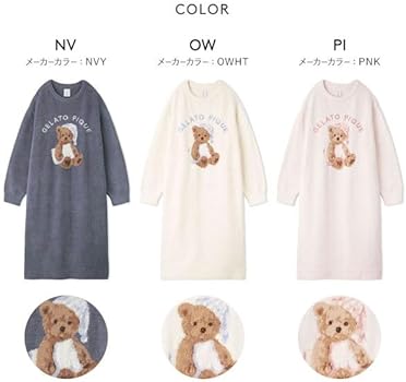 Amazon | ジェラートピケ gelato pique レディース GOOD NIGHT BEAR