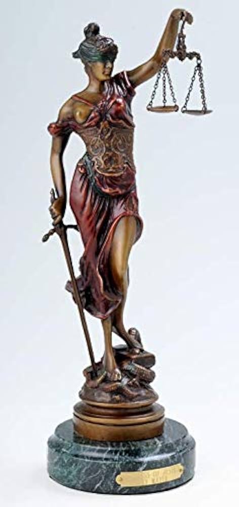 Amazon.co.jp: 正義の女神 テミス像（ブロンズ像） : ホーム＆キッチン