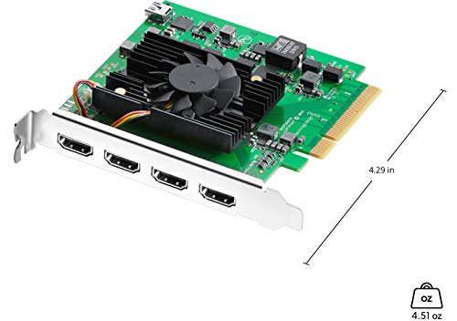 Amazon.com: Blackmagic Design DeckLink Quad HDMI PCIe Capture Card