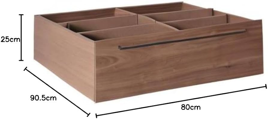 Amazon｜無印良品 ベッドフレーム下収納・大・ウォールナット材・高さ