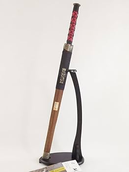 模造刀 黒鞘 105cm&70cm 木製スタンド付き 模造刀 黒鞘 105cm&70cm