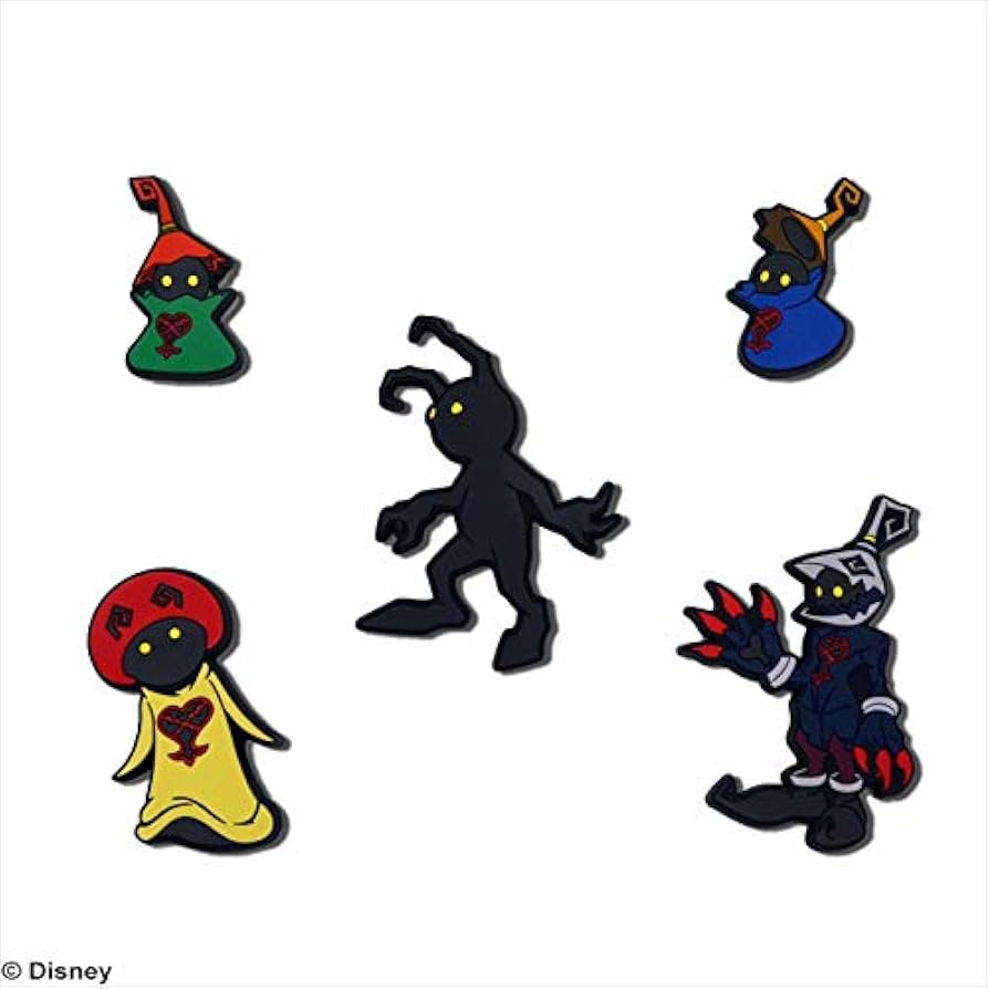 Amazon.co.jp: KINGDOM HEARTS ラバーマグネット ハートレスセット