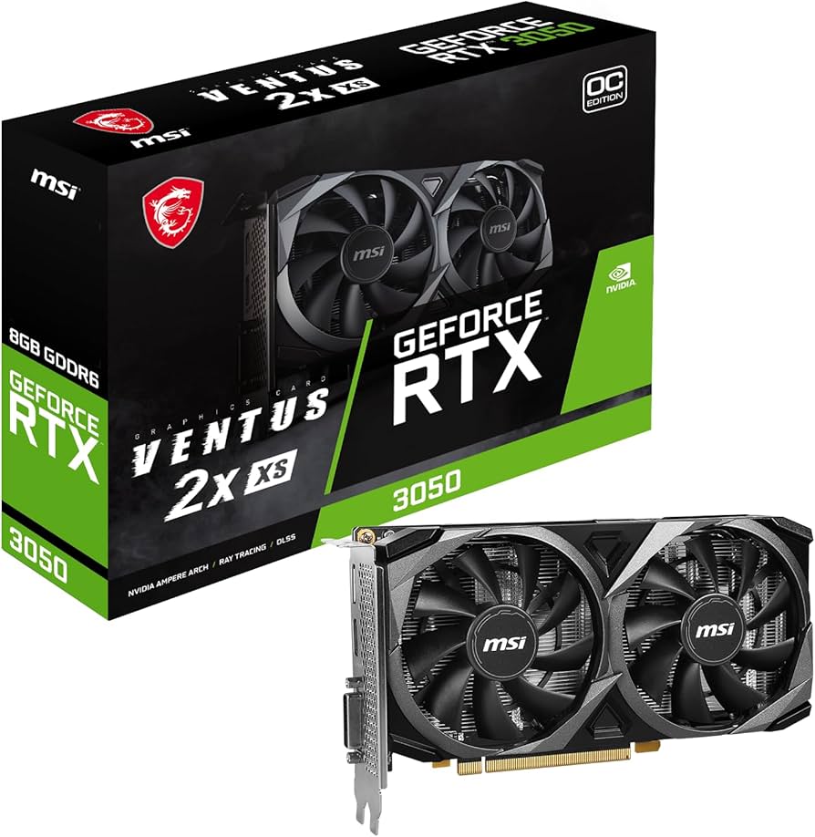 Amazon.com: MSI Gaming GeForce RTX 3050 8GB GDRR6 128-Bit HDMI/DP