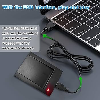 Amazon.com: RFID Card Reader 125KHz/13.56Mhz Reader Support