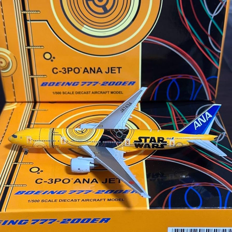 Amazon | ANA B777-200ER JA743A C-3PO 1/500 | プラモデル 通販