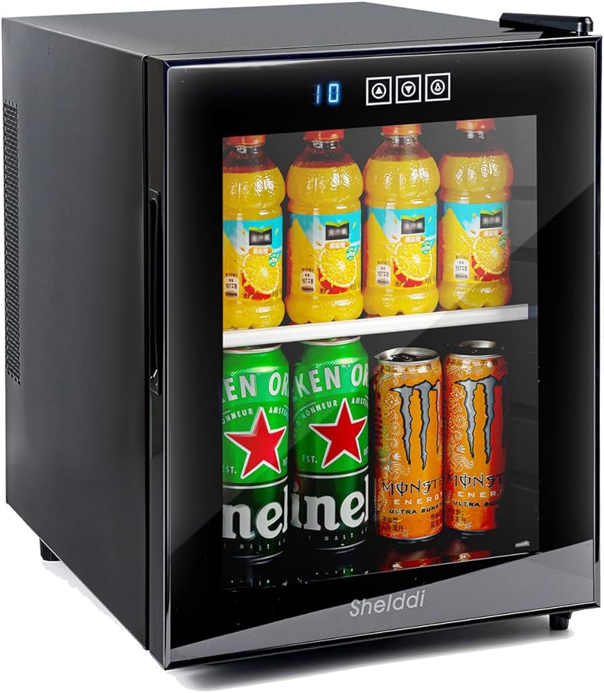 Amazon | Shelddi ミニ冷蔵庫 小型 33L オシャレ 静音 一人暮らし