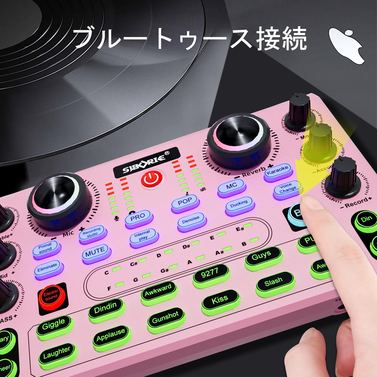 Amazon | BONKYO カラオケセット家庭用 V8S DJ ミキサー セット ライブ