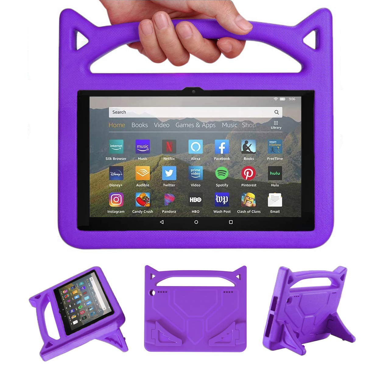 Amazon.co.jp: NewモデルFire HD 8/ HD 8 Plus タブレット ケース