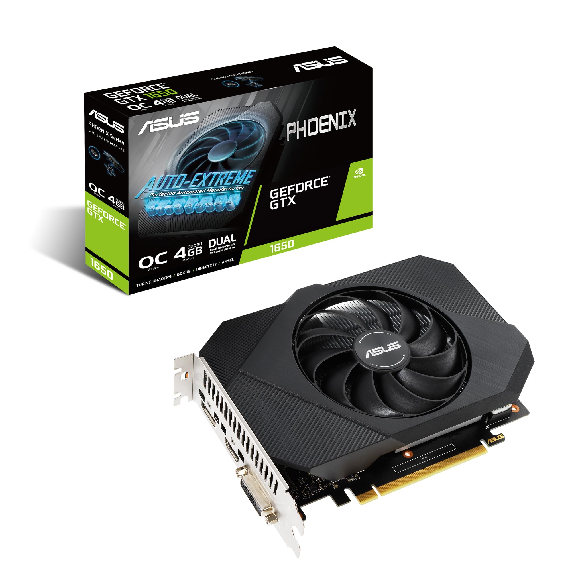 Amazon | ASUSTek NVIDIA GeForce GTX 1650 グラフィクスボード OC/4G