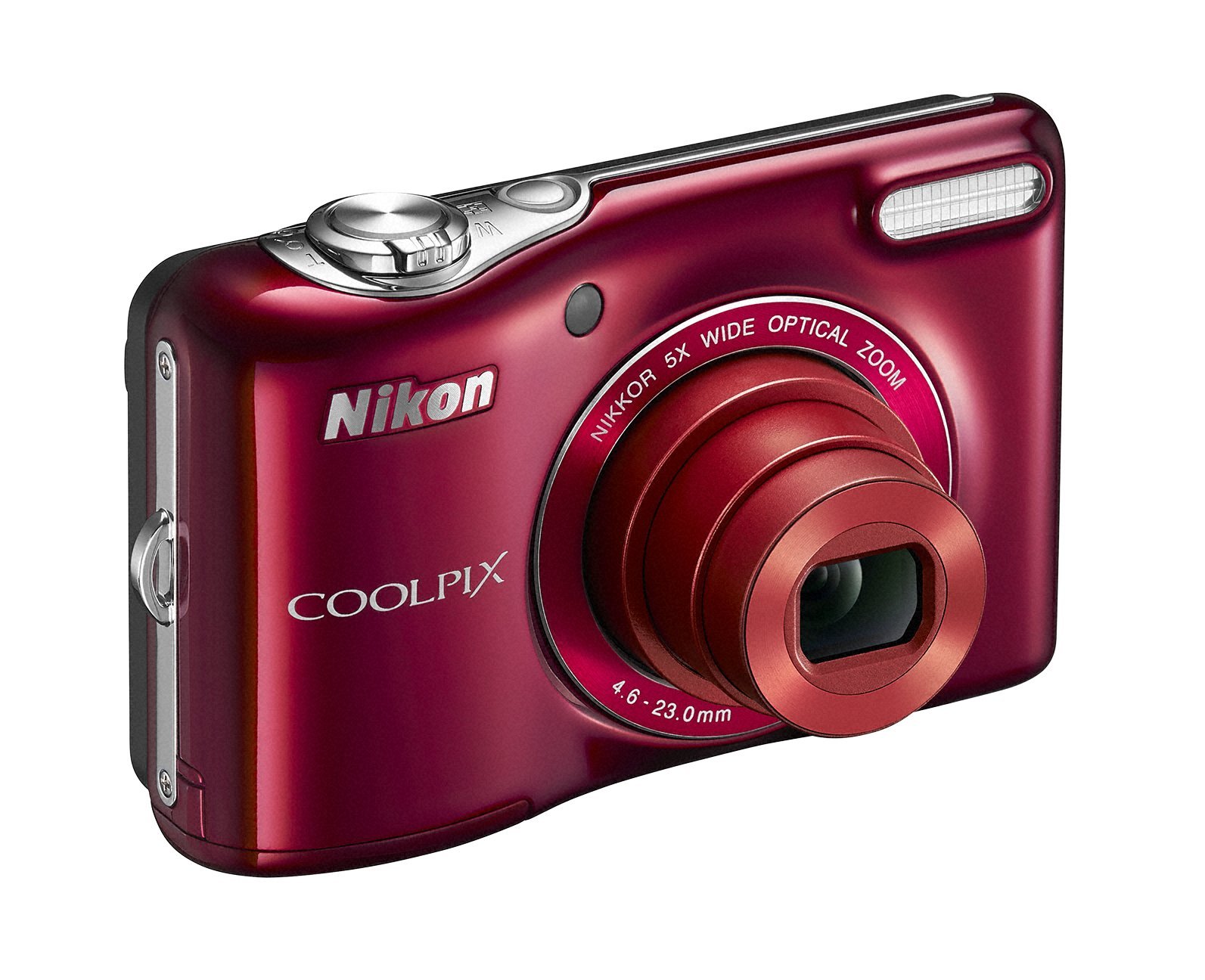 Amazon | Nikon デジタルカメラ COOLPIX L32 レッド 光学5倍ズーム