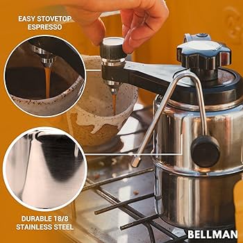Amazon | Bellman エスプレッソ&スチーマー CX25P | Bellman | 直火式