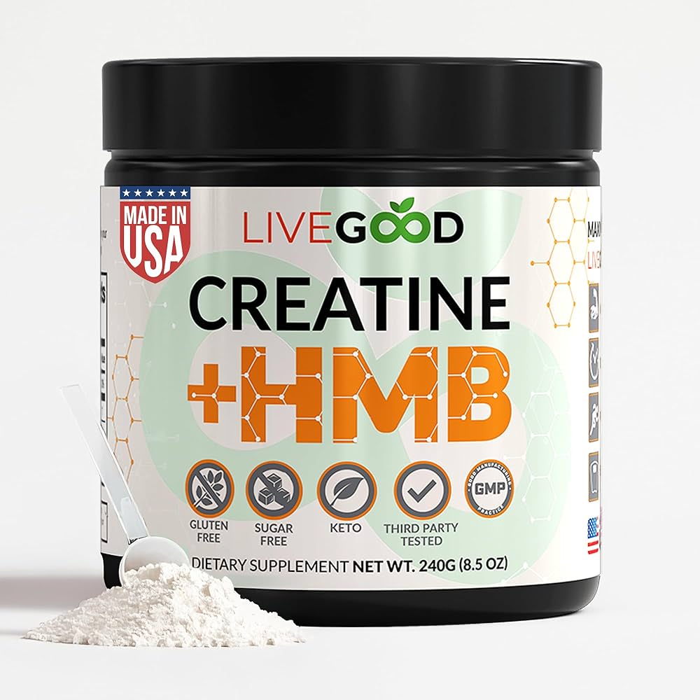Amazon.com: LIVEGOOD Creatine + HMB Powder, Unflavored Organic