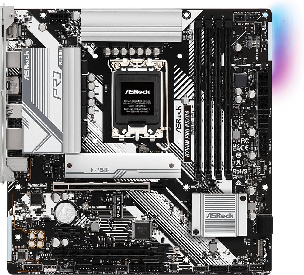 Amazon | ASRock マザーボード B760M Pro RS/D4 Intel 第12世代 ・ 13