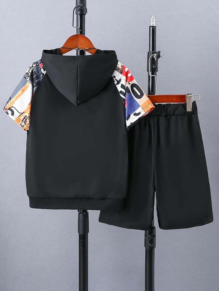 Amazon.com: COZYEASE Boys' 2 Piece Outfits Letter Graphic