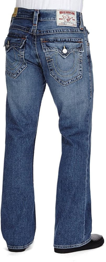 True Religion Men's Billy Boot Cut Jean in Vam Shade Horizons