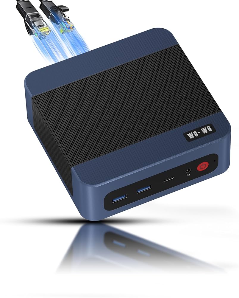 Amazon.com: wo-we Mini PC P8 Dual 2.5G LAN AMD Ryzen 5 7640HS