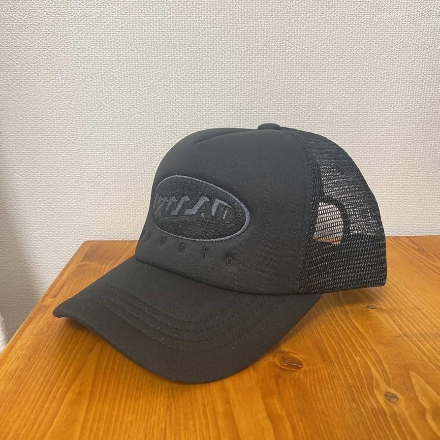 Amazon.co.jp: VALLAD LOGO MESH CAP BLKBLK メッシュキャップ