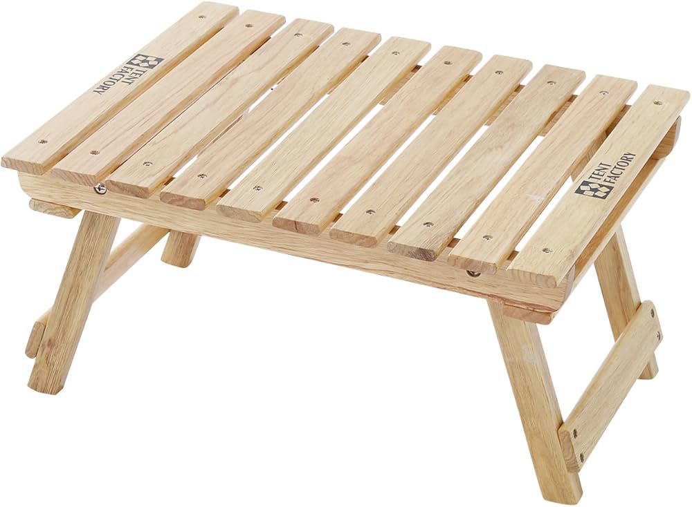 テント ファクトリー TENT FACTORY フォールディング ウッド テーブ