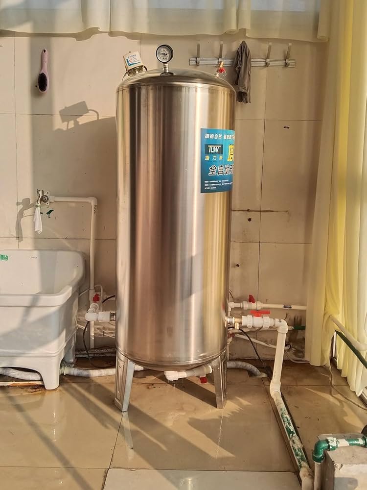 Amazon.co.jp: 井戸ポンプ 用 圧力 タンク 深井戸圧力タンク、取り付け