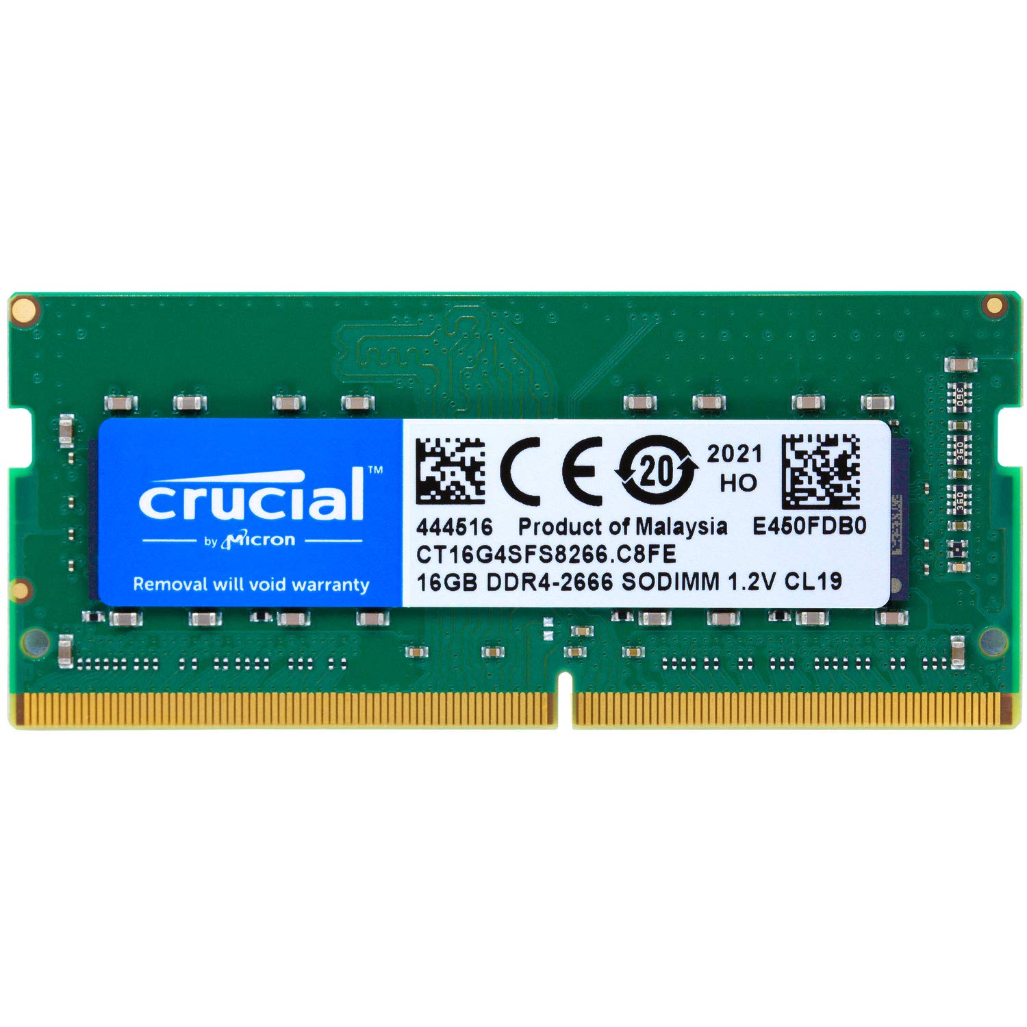Crucial Módulo de memória DDR4 SDRAM de 16 GB - para notebook - 16