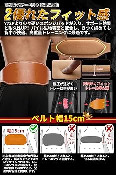 Amazon | TMT トレーニングベルト パワーベルト 【パーソナル