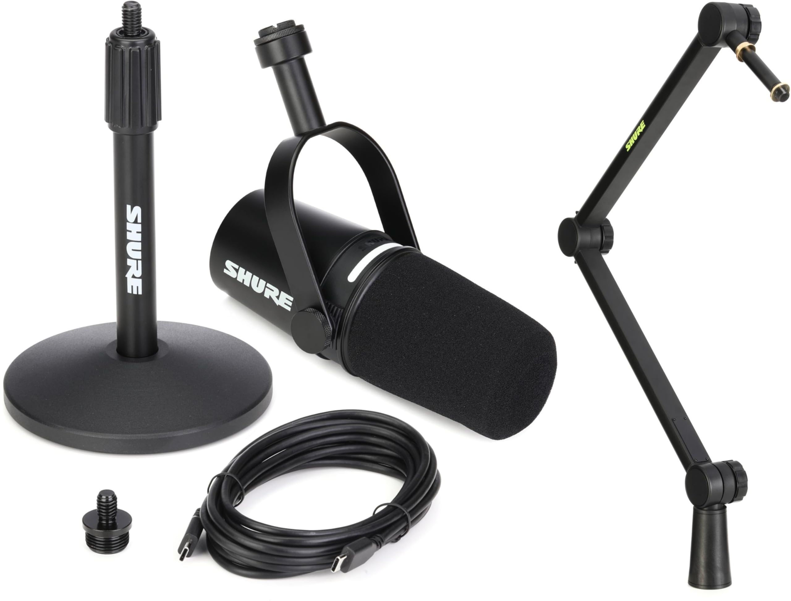 Amazon.com: Shure MV7+ Hybrid Podcast Microphone with Adjustable