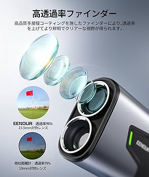 Amazon.co.jp: EENOUR U1000RG ゴルフ用レーザー距離計 赤緑色表示