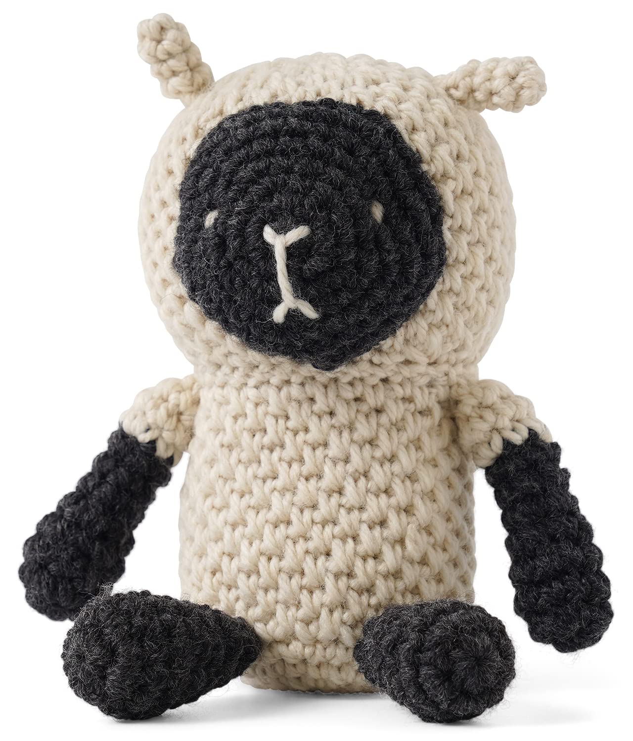 Amazon | 原ウール 編み物キット #8-12M 頭がまん丸羊さんのあみぐるみ