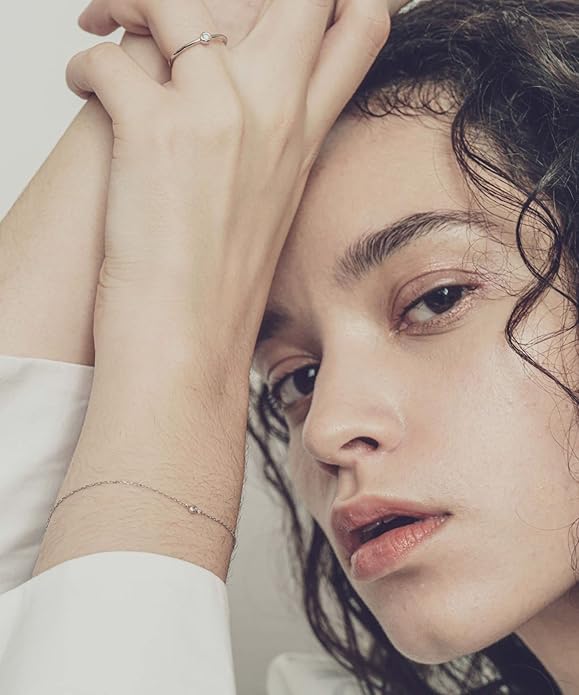 Amazon | [エテ] PT900/850 ダイヤモンド ブレスレット「ブライト