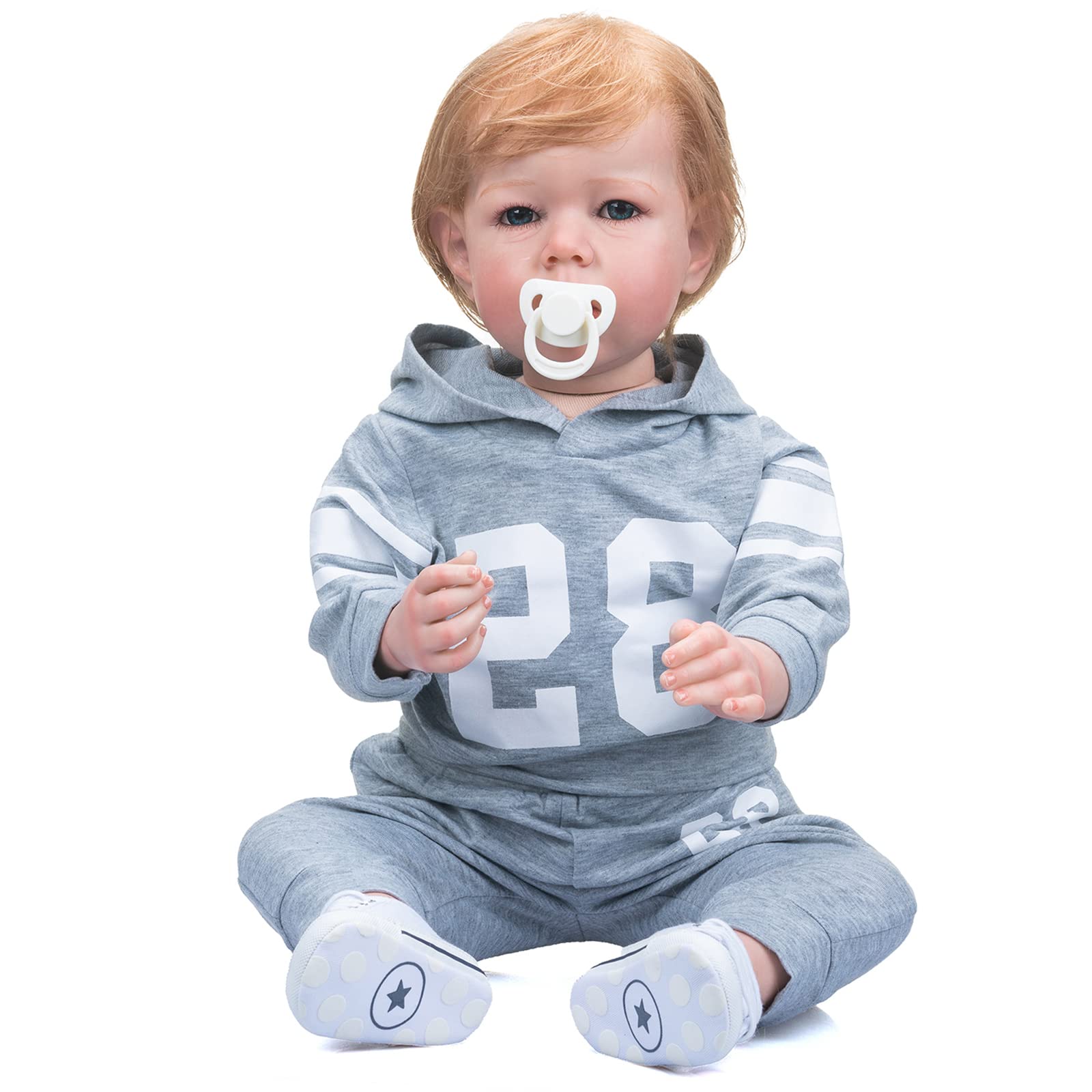 Amazon.co.jp: 75CMリボーン幼児巨大なサイズ赤ちゃん男の子30インチ