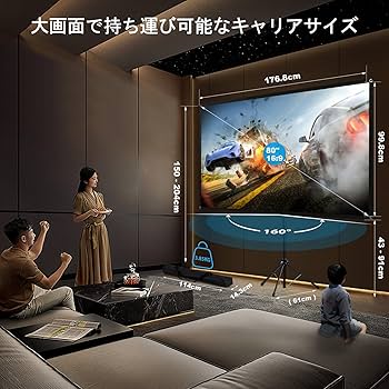 Amazon | ALR プロジェクター スクリーン プロジェクター用 スクリーン