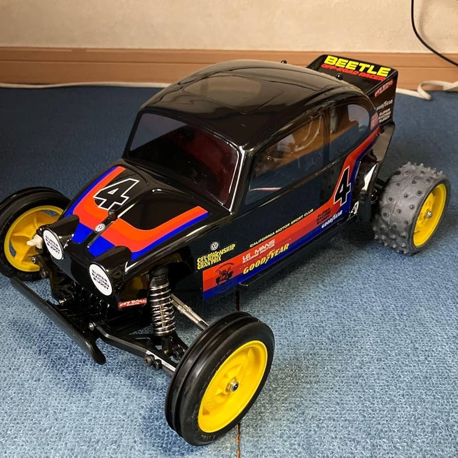 Amazon.co.jp: タミヤ DT02オプション付きシャーシ ビートルボディー