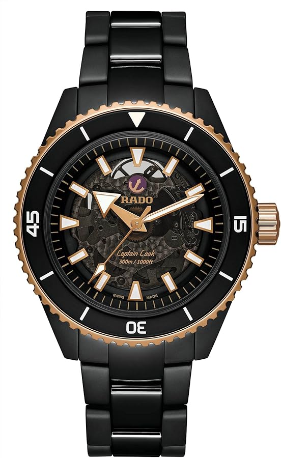 Amazon.com: Rado - Captain Cook - 43 mm- Men - Swiss Watch - High