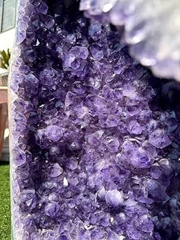 Amazon.co.jp: 天然 紫水晶 特大 アメジスト ドーム 原石 大きい