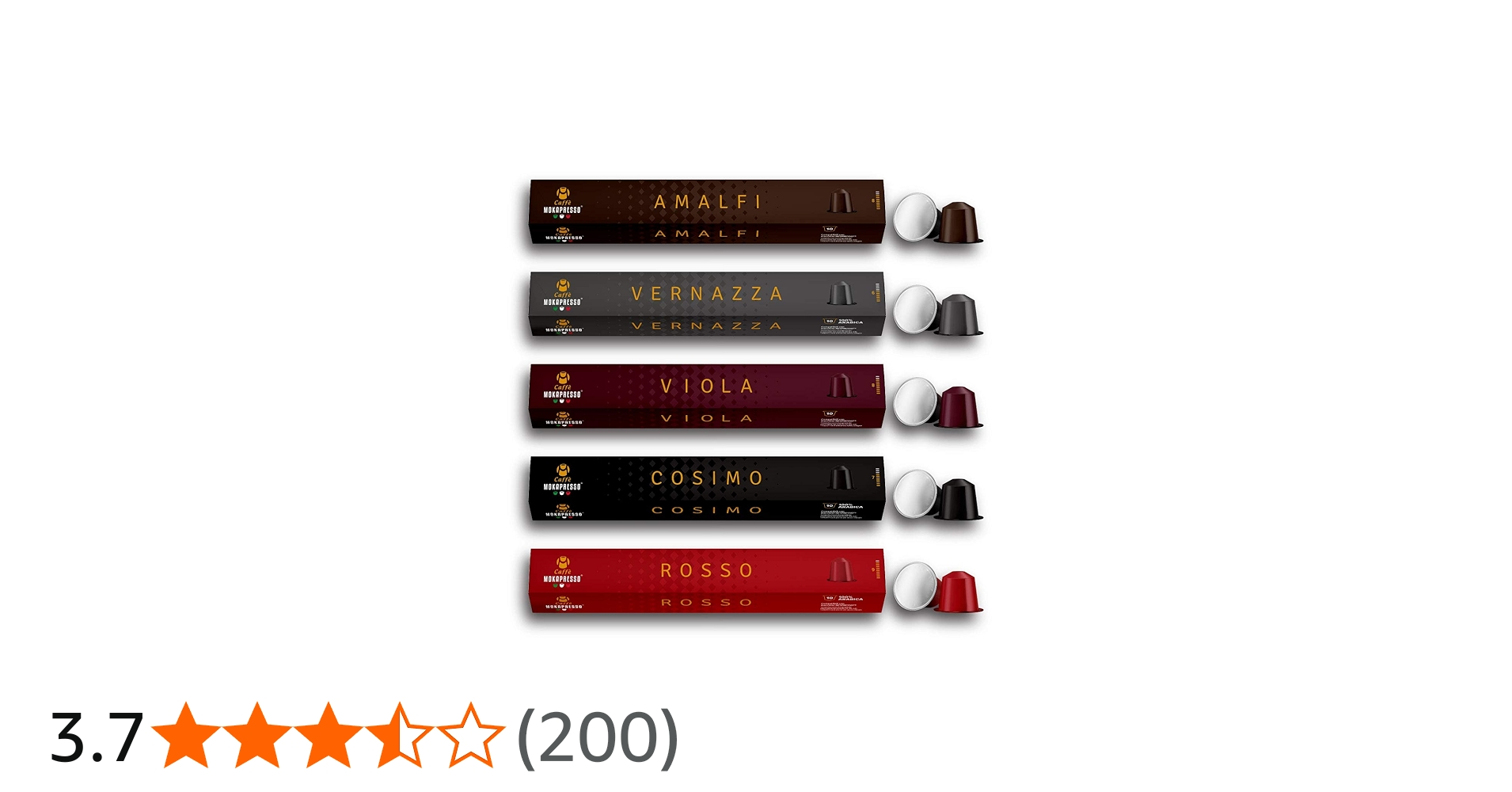 Amazon.co.jp: Mokapresso（モカプレッソ） カプセルコーヒー 5種