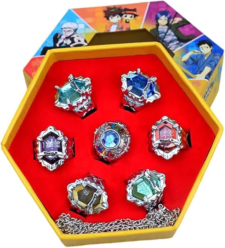 Amazon.co.jp: 家庭教師ヒットマン REBORN! リング 指輪 7個セット