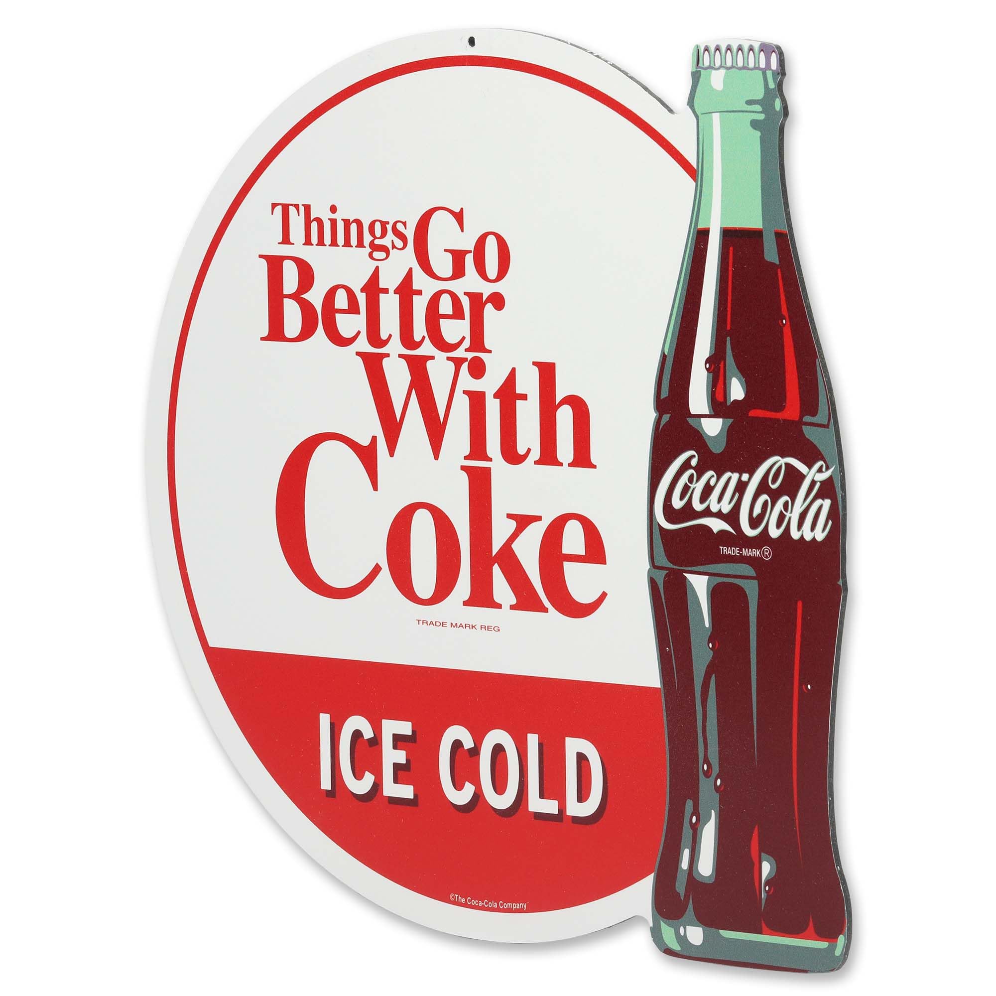 Amazon.co.jp: Coca-Cola Things Go Better With Coke メタルサイン