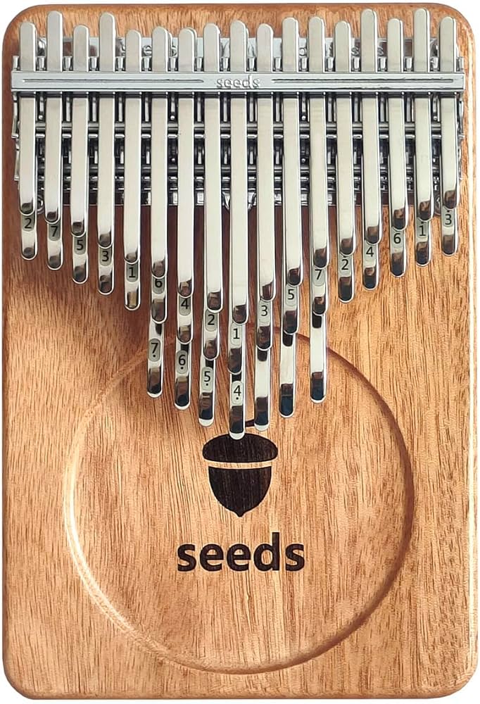 Amazon | seeds カリンバ 41キー 軽量 親指ピアノ 初心者セット （3段