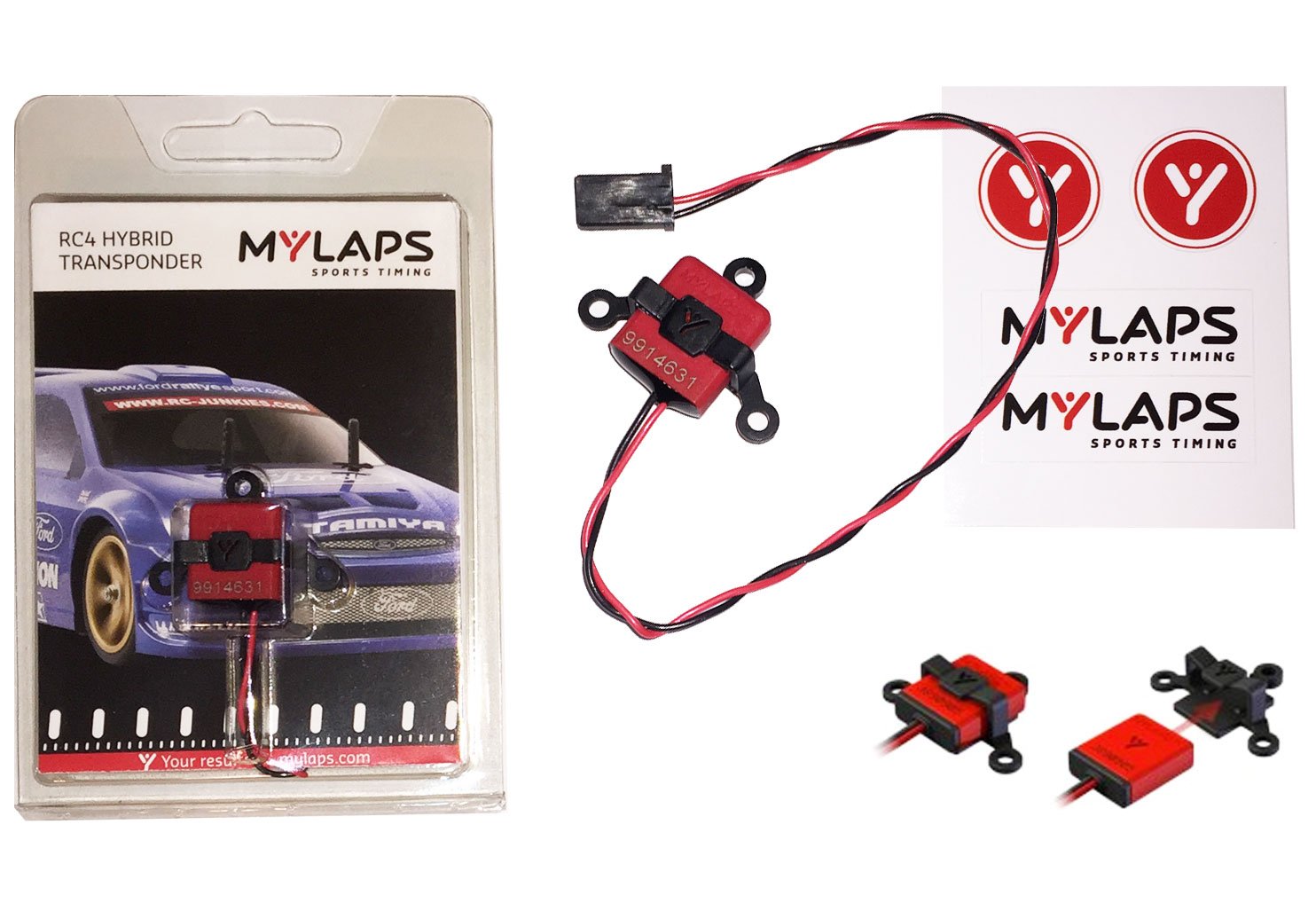 Amazon.com: MyLaps RC4 Hybrid (2-Wire) Transponder for R/C Cars