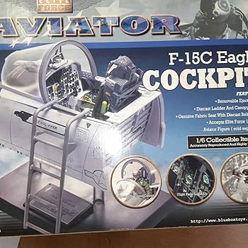 Amazon.co.jp: Elite Force 1/6 Scale F-15C Eagle Cockpit AVIATOR F