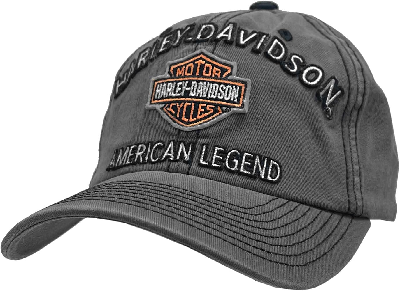 Amazon | ハーレーダビッドソンメンズ刺繍バー&シールド野球キャップ