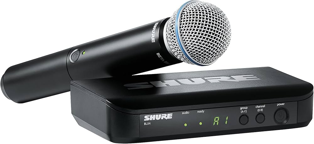 Shure Sistema de microfone sem fio BLX24/B58 com microfone vocal
