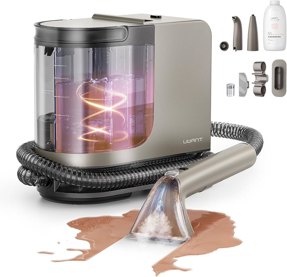 Amazon.co.jp: 【100℃蒸気噴射×18000Pa超強吸引力×60℃加熱お湯】 uwant