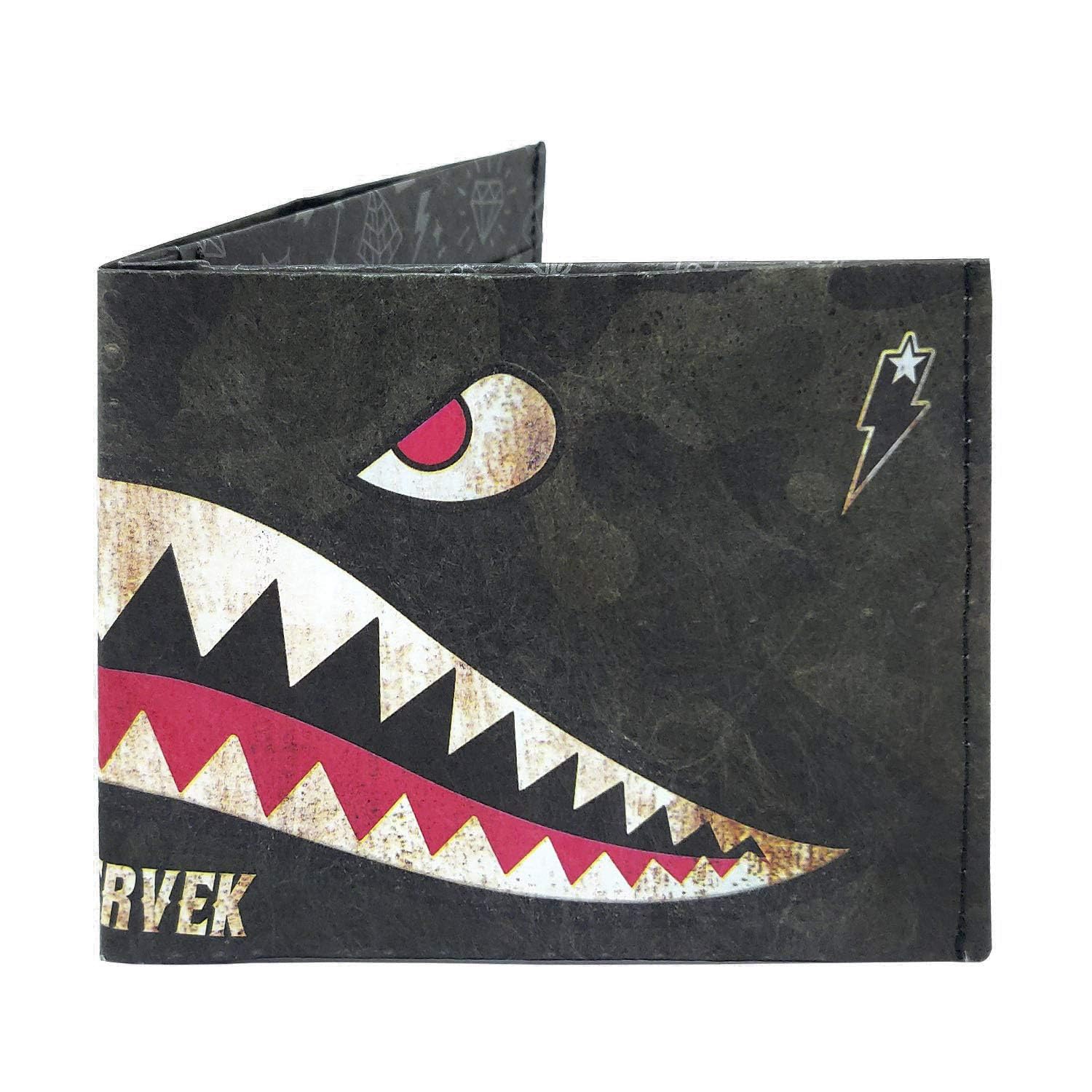Buy Supervek Bape Shark Stitched Paper Wallet - Minimalist Bifold