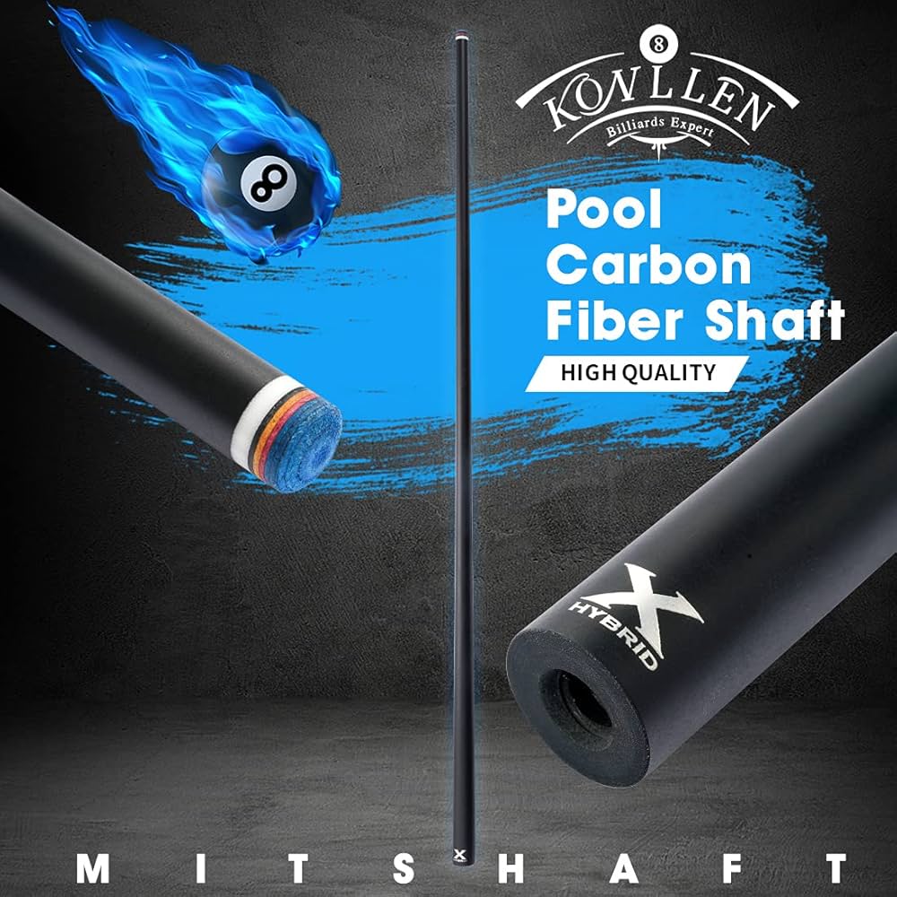 Amazon.co.jp: KONLLEN MIT プールキューシャフト カーボンファイバー