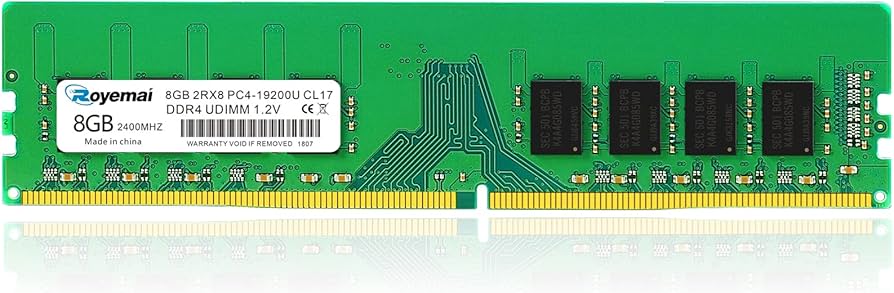 PC4-19200 DDR4 2400 8GB (1x8GB) RAM PC4 19200U 2400MHZ 2Rx8 288