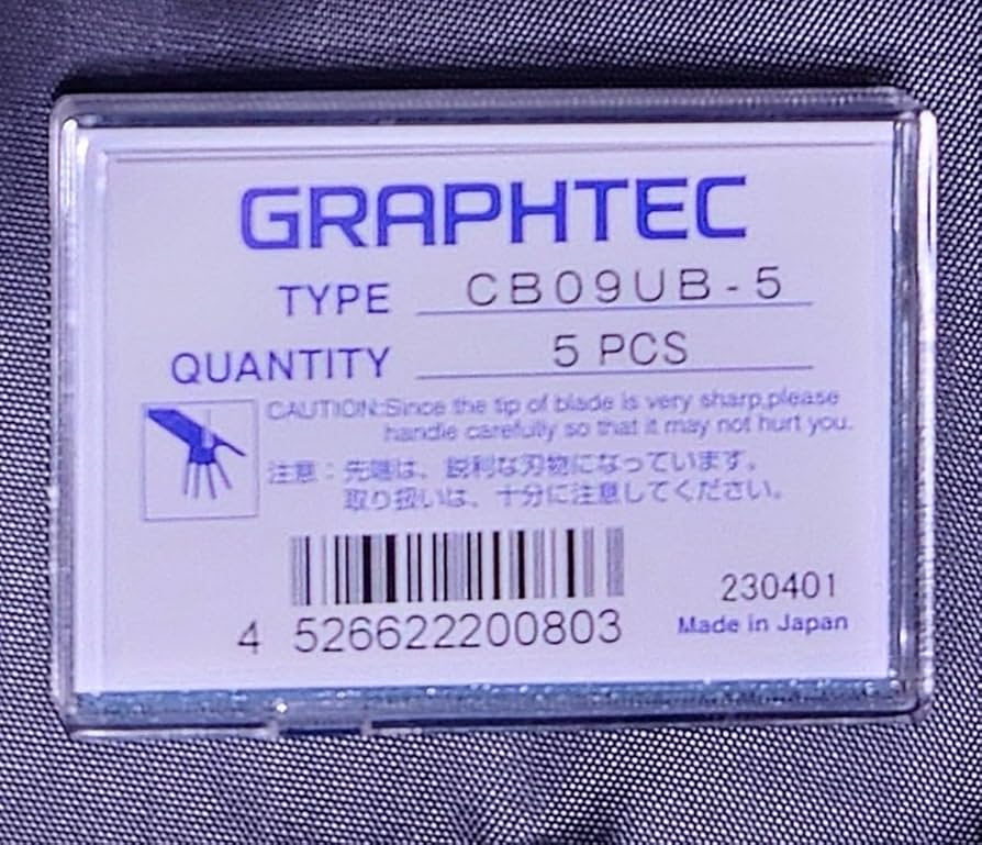 Amazon.co.jp: グラフテック Φ0.9用カッター刃 スプリング無し CB09UB