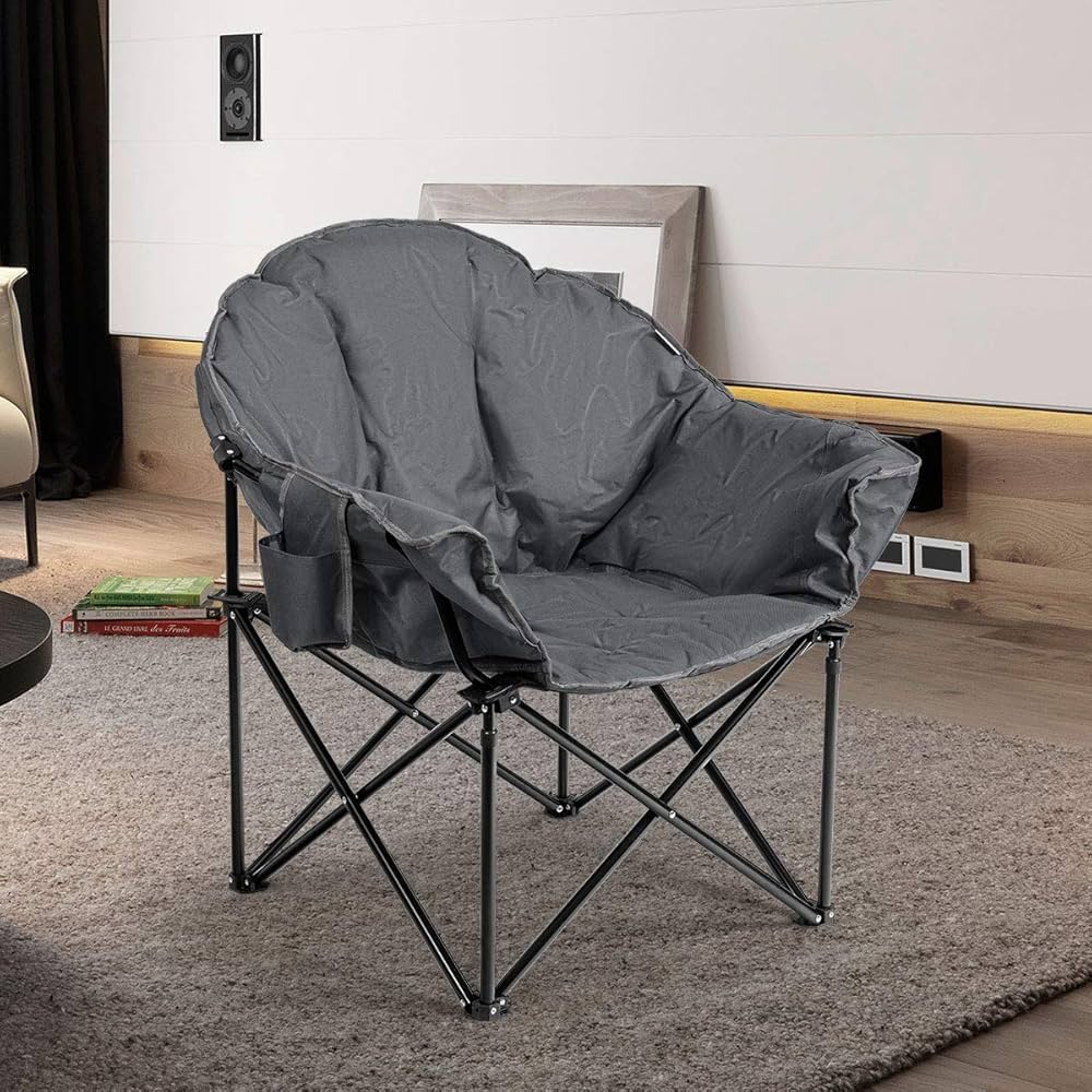 Amazon.com : Giantex Portable Camping Chair, Moon Saucer Chair