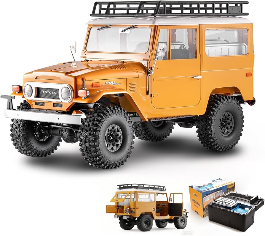 Amazon.com: BEEZRC FMS 1/10 RC Crawler FJ40 Toyota Licensed 4WD